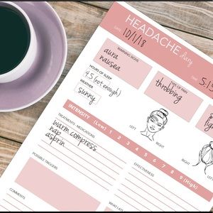 Happy Planner Health Trackers - BP & Migraine